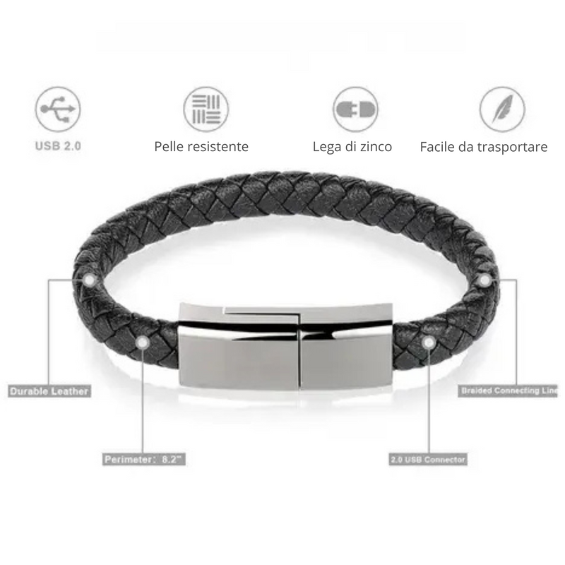 Bracciale in pelle Nodo Selvaggio™